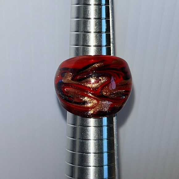 Jewelry - Red, Gold & Blue Ring